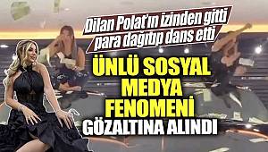 Para dağıtıp belinde silahla dans eden sosyal medya fenomeni Aleyna Dalveren gözaltına alındı 