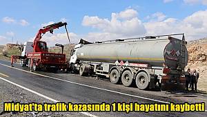 Midyat'ta trafik kazasında 1 kişi hayatını kaybetti 