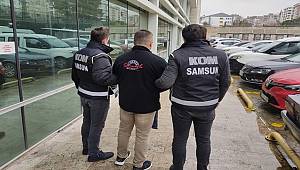 Samsun'da 26 yıl 8 ay hapis cezası bulunan hükümlü yakalandı