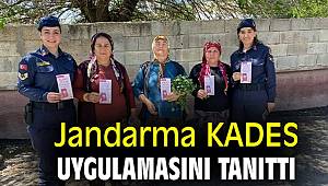Gaziantep'te jandarma ekipleri KADES uygulamasını tanıttı 