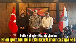 Haber Müdürü Polat'tan Bingöl İl Emniyet Müdürü Şükrü Orhan'a ziyaret