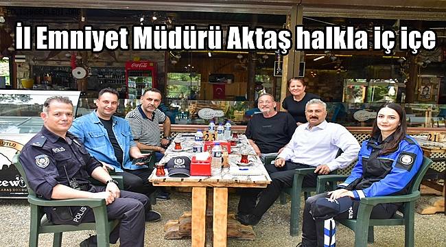 Manisa Emniyet Müdürü Fahri Aktaş, esnaf ziyaretlerine devam ediyor  