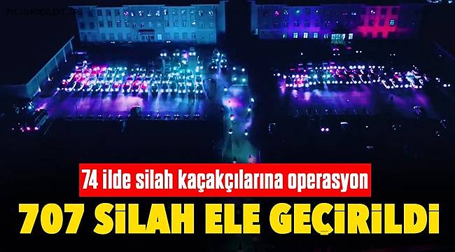 Mercek-17 Operasyonlarında 519 Ruhsatsız Tabanca Ele Geçirildi 