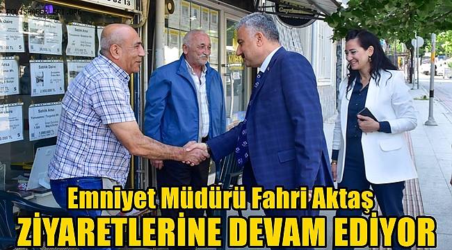 Müdür Aktaş esnaf ve mahalle sakinlerini yalnız bırakmıyor  
