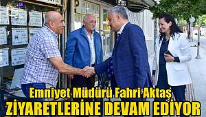 Müdür Aktaş esnaf ve mahalle sakinlerini yalnız bırakmıyor