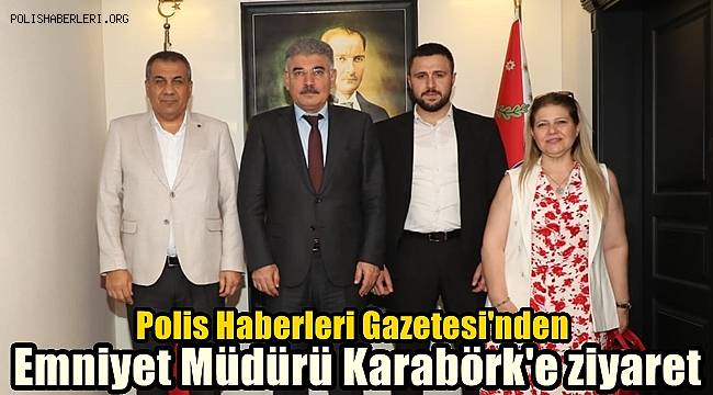 Başkan Altunova'dan Mersin İl Emniyet Müdürü Karabörk'e ziyaret 