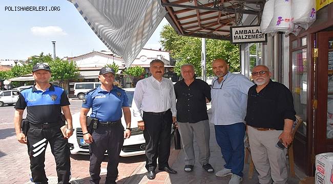 Emniyet Müdürü Aktaş vatandaşla birebir temas kuruyor  