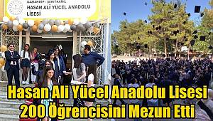 Hasan Ali Yücel Anadolu Lisesi 200 Öğrencisini Mezun Etti 