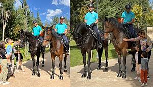 Jandarma Atlı Birliği Gaziantep'te Görev Yaptı