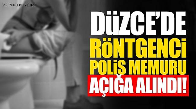 Kadınlar tuvaletindeki gizli görüntü ortalığı karıştırdı! Polis memuru açığa alındı 