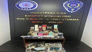 Muratpaşa'daki denetimlerde kaçak ürünlere el konuldu 