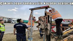 Çakarlı tepe lambası ile kazalar azalacak 