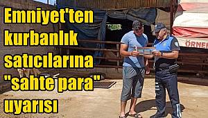 Emniyet'ten kurbanlık satıcılarına 