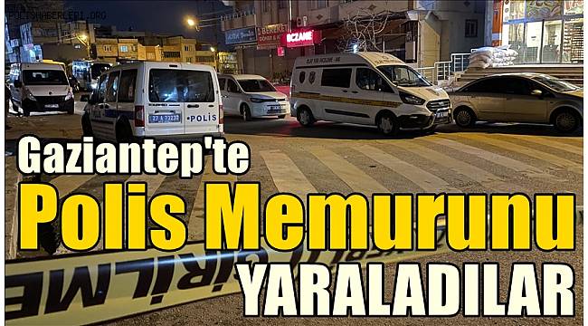 Gaziantep'te kavgayı ayırmaya çalışan polis kanlar içinde kaldı