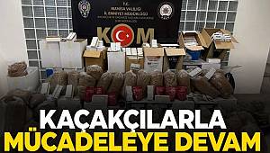 Manisa'da kaçakçılıkla mücadele devam ediyor! 