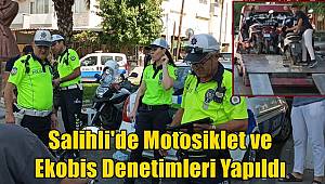 Manisa'da motosiklet ve ekobislere sıkı denetim 