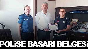 Akhisar’da yaşanan olaya müdahale etmişti… Polise başarı belgesi