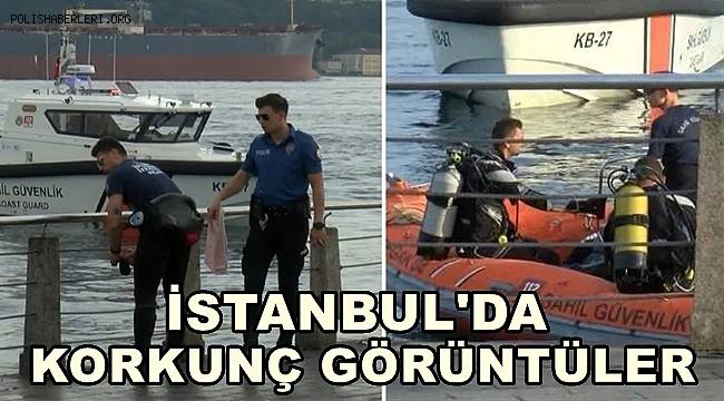 Denizin ortasındaki korkunç manzarayı görenler telefona sarıldı 