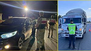 Gaziantep'te jandarmadan özel trafik denetimi 