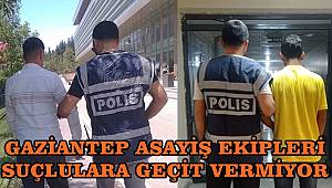 Gaziantep'te kesinleşmiş hapis cezası bulunan 2 şüpheli yakalandı 