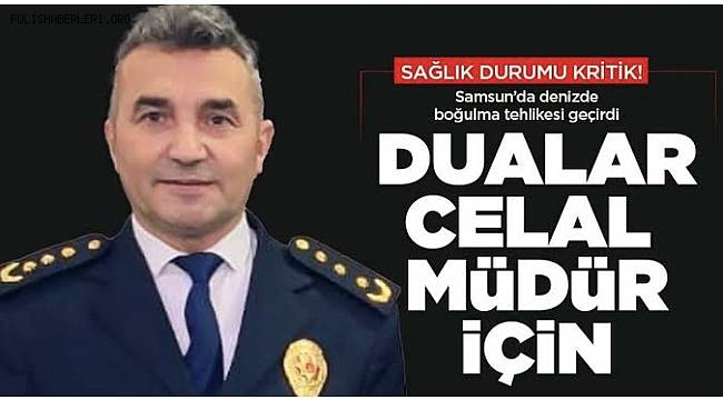 Ünye İlçe Emniyet Müdürü boğulma tehlikesi geçirdi 
