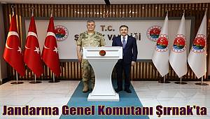 Jandarma Genel Komutanı Şırnak'ta 