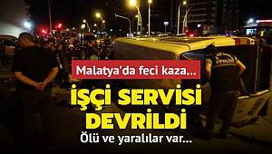 Malatya'da feci kaza! 1 ölü, 13 yaralı 