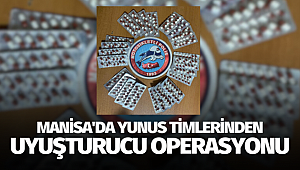 Manisa'da Motosikletten Uyuşturucu Hap Çıktı 