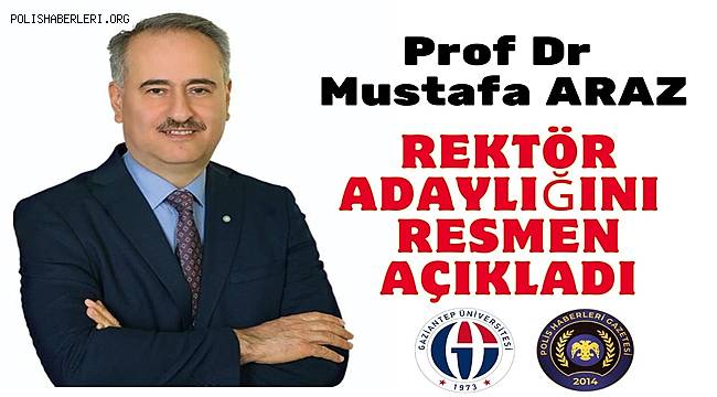Prof Dr Mustafa Araz Rektör adaylığını açıkladı 