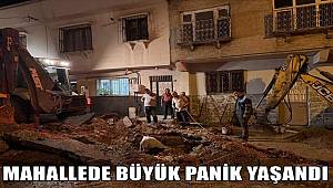 Gaziantep'te alt yapı çalışması sırasında doğal gaz borusu delindi 