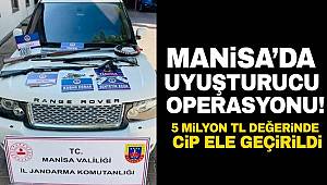 Manisa'da 5 milyon TL değerinde cip ele geçirildi 