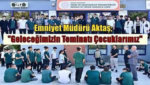 Müdür Aktaş'tan okullara ziyaret: 