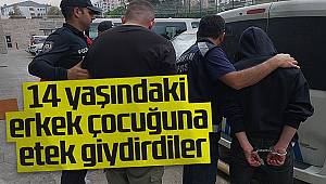 Samsun'da 14 yaşındaki erkek çocuğuna etek giydirdiler 