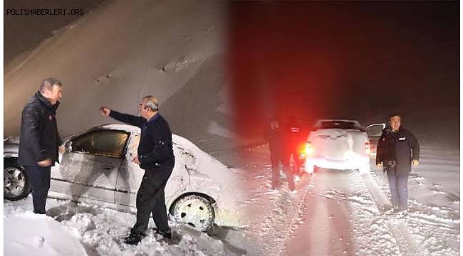 Erzincan Valisi Hamza Aydoğdu, Yollarda Mahsur kalanların yanında