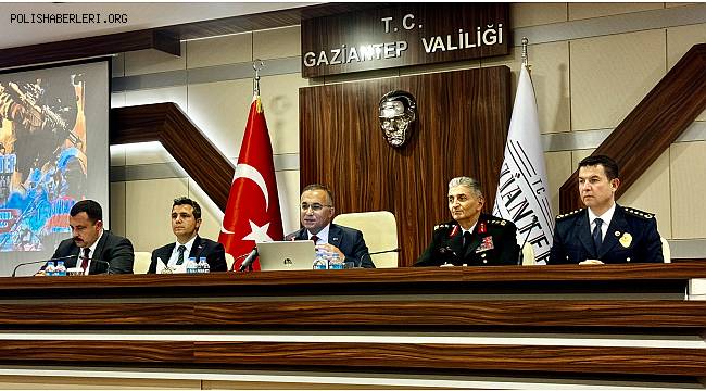 Gaziantep Valisi Çeber Açıkladı; Asayiş Olayları %12 Azaldı 