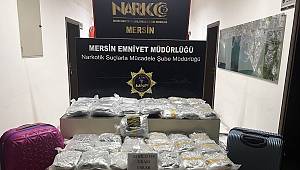 MERSİN’DE 33 KG ESRAR YAKALANDI 