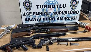 Turgutlu'da Havaya Ateş Açan Şehir Magandası 5 Şüpheli Tutuklandı 
