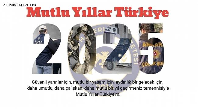 Hoş Geldin 2025 Mutlu Yıllar Türkiye 