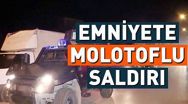 Adana'da Denizli Şehit Özer Karakoluna molotoflu saldırı 