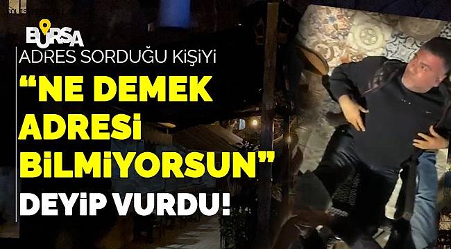 Adres sorduğu kişiyi 