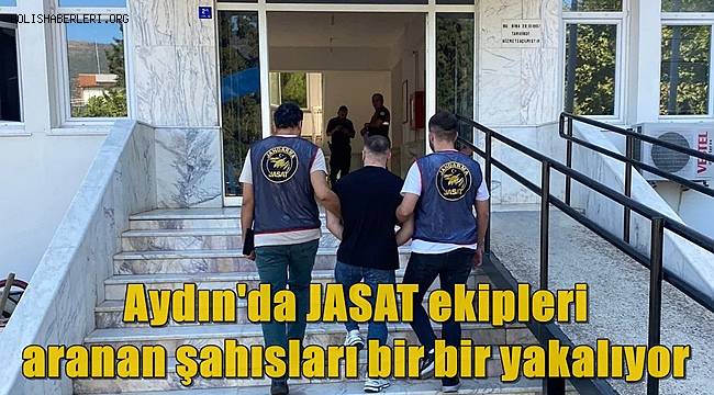 Aydın'da JASAT ekiplerinden aranan şahıslara yönelik çalışma 