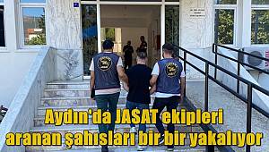 Aydın'da JASAT ekiplerinden aranan şahıslara yönelik çalışma 