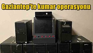 Gaziantep'te kumar operasyonu! 1 gözaltı 