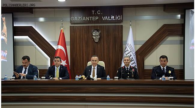 Gaziantep Valisi Kemal Çeber 2024 yılı asayiş verilerini paylaştı 