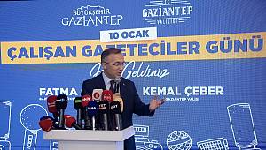 Gaziantep Valisi Kemal Çeber Gazetecilerle buluştu 