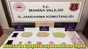 Manisa'da Uyuşturucuya Jandarma Engeli