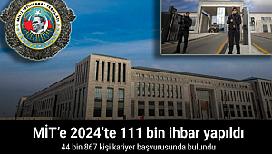MİT’e 2024’te 111 bin ihbar yapıldı
