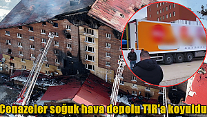 Morg kapasitesi doldu, cenazeler soğuk hava depolu TIR'a koyuldu 