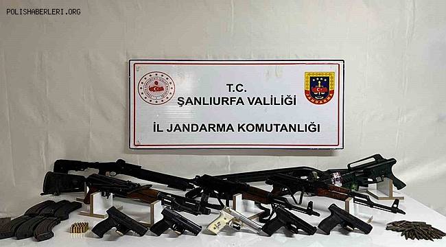 Şanlıurfa'da Kaçak Silahlar Ele Geçirildi! 6 Gözaltı 