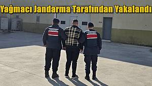 Yağmacı Jandarma Tarafından Yakalandı 
